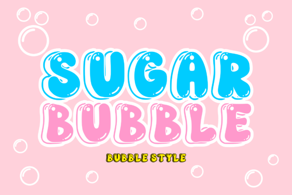 Sugar Bubble Font - Featured Image