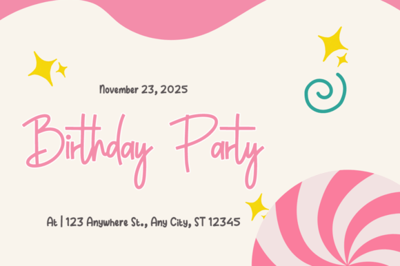 Sugar Candy Font - Featured Image