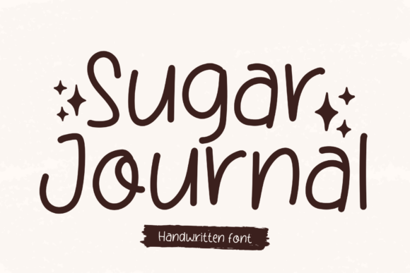 Sugar Journal Font - Featured Image