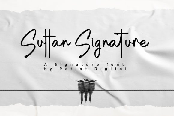 Sultan Signature Font - Featured Image