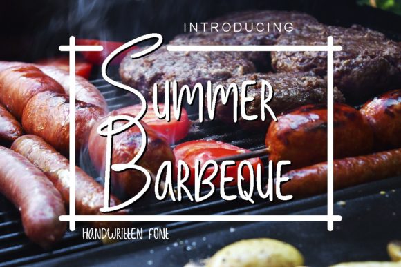 Summer Barbeque Font - Featured Image
