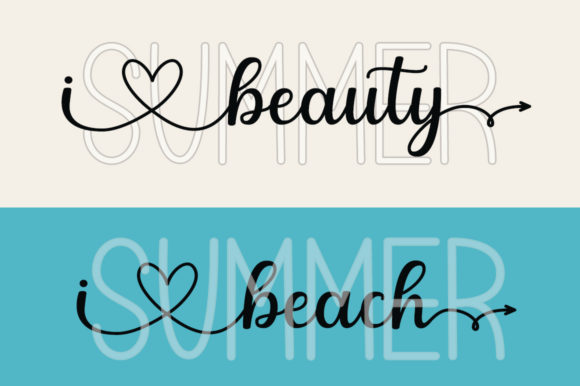 Summer Beauty Beach Font - Featured Image