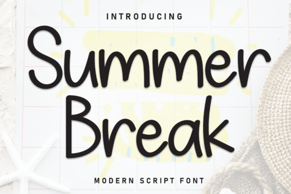 Summer Break Font - Featured Image