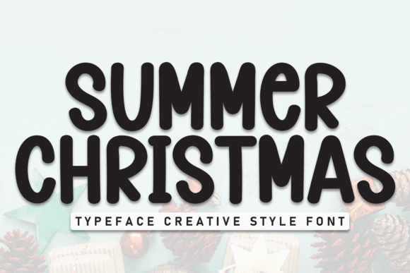 Summer Christmas Font - Featured Image