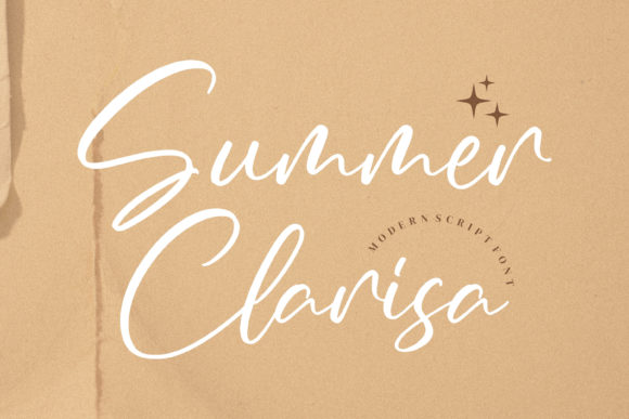 Summer Clarisa Font - Featured Image