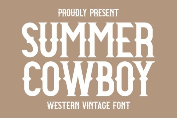 Summer Cowboy Font - Featured Image