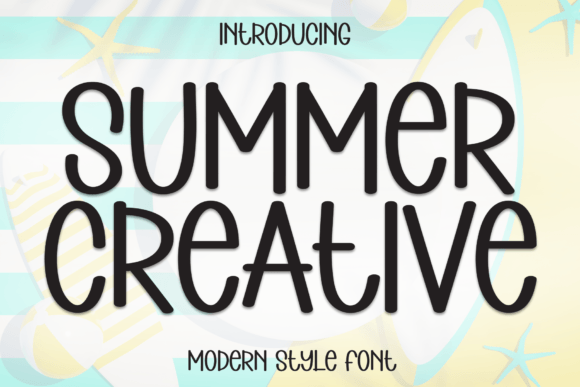 Summer Creative Font - Featured Image