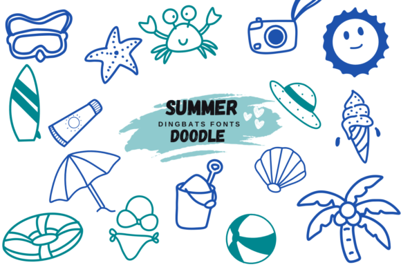 Summer Doodle Font - Featured Image