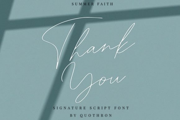 Summer Faith Font - Featured Image