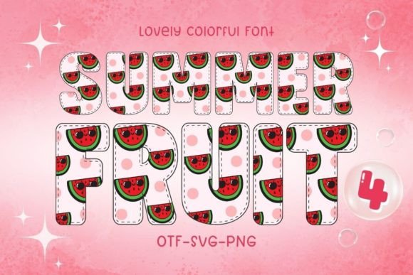 Summer Fruit4 Font - Featured Image