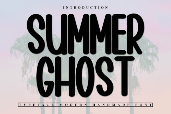 Summer Ghost Font - Featured Image
