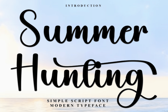 Summer Hunting Font - Featured Image