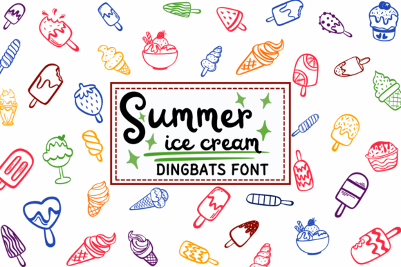 Summer Ice Cream Font - Featured Image