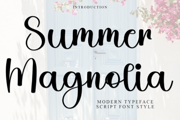 Summer Magnolia Font - Featured Image
