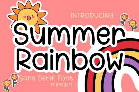 Summer Rainbow Font Font - Featured Image