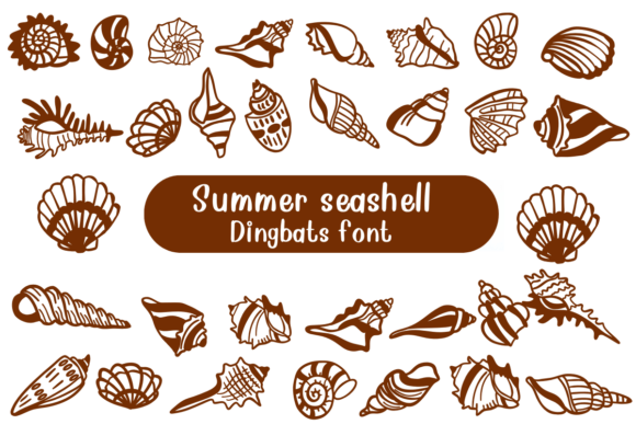 Summer Seashell Font - Featured Image