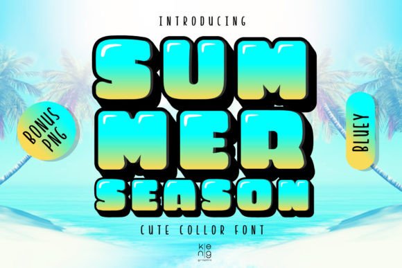 Summer Season Bluey Font - Featured Image