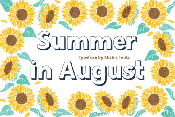 Summer in August Font - Featured Image
