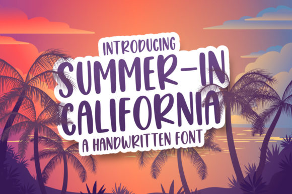 Summer in California Font - Featured Image