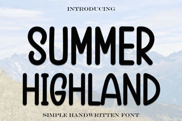 Summerhighland Font - Featured Image