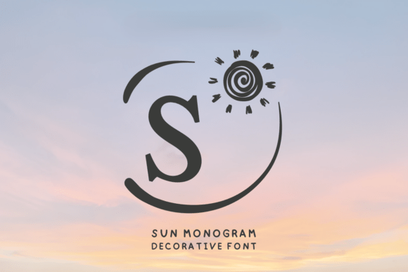 Sun Monogram Font - Featured Image