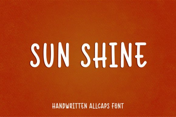 Sun Shine Font - Featured Image
