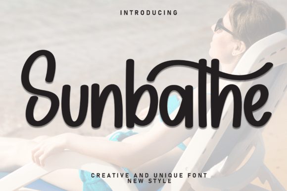 Sunbathe Font - Featured Image