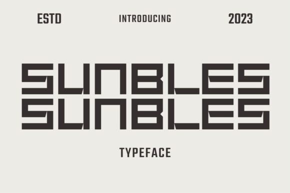 Sunbles Font - Featured Image