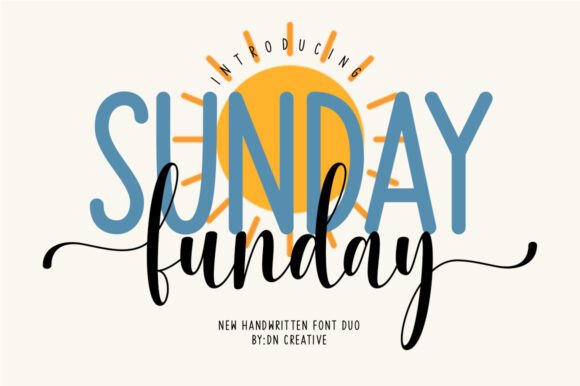 Sunday Funday Duo Font - Featured Image