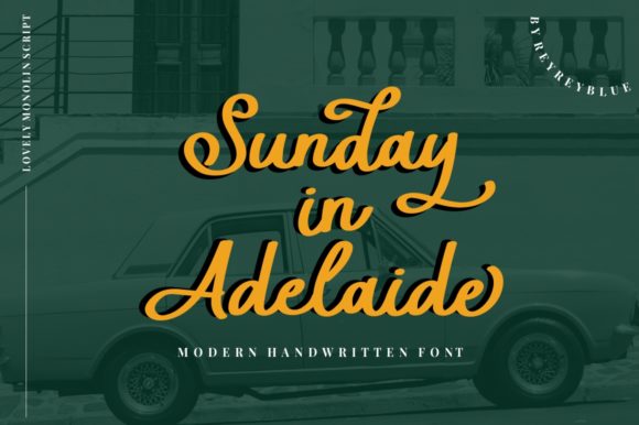 Sunday in Adelaide Font - Featured Image