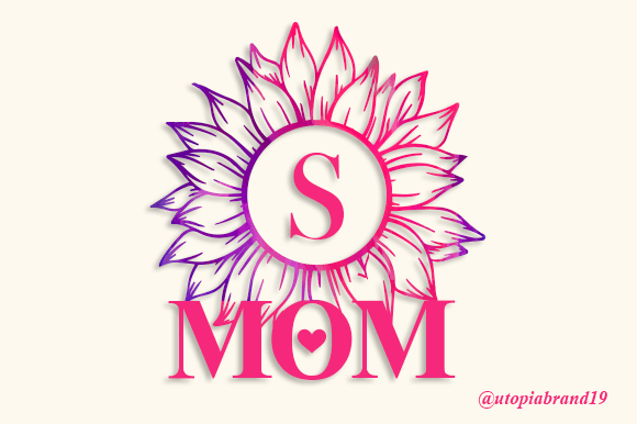 Sunflower Mom Monogram Font - Featured Image