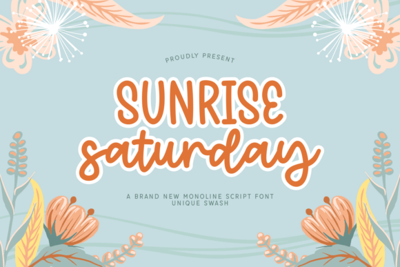 Sunrise Saturday Font - Featured Image