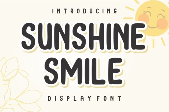 Sunshine Smile Font - Featured Image