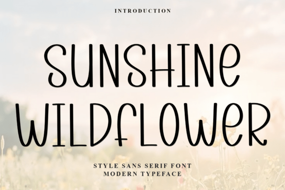 Sunshine Wildflower Font - Featured Image