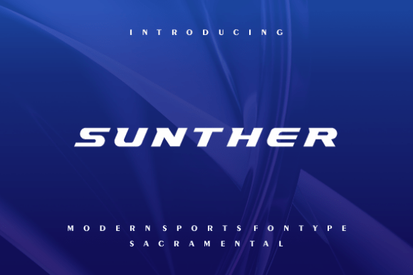 Sunther Font - Featured Image