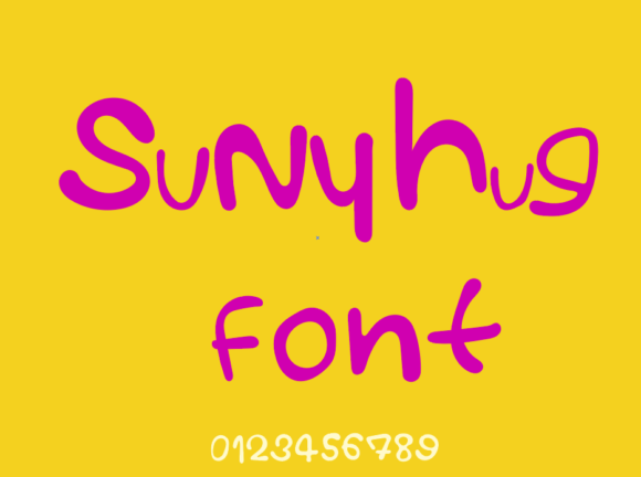 Suny Hug Font Font - Featured Image