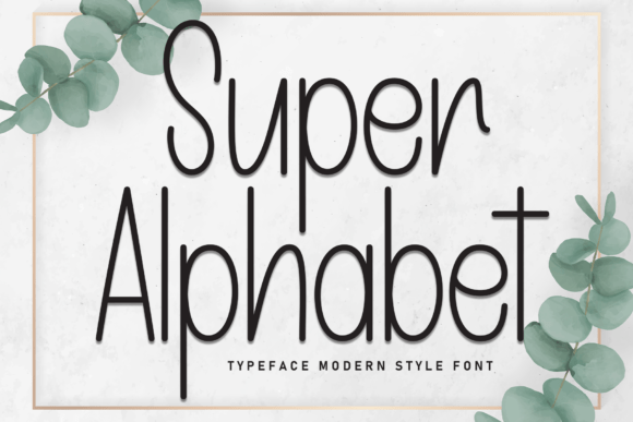 Super Alphabet Font - Featured Image