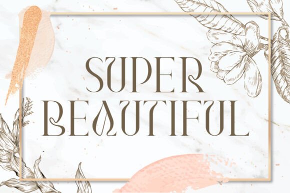 Super Beautiful Font - Featured Image