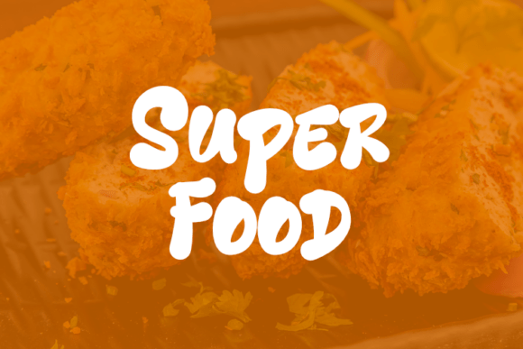 Super Food Font - Featured Image