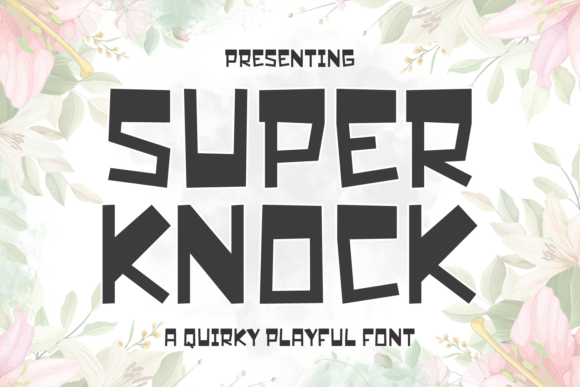 Super Knock Font - Featured Image