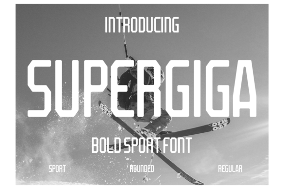 Supergiga Font - Featured Image