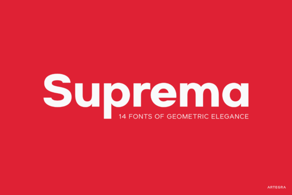Suprema Font - Featured Image
