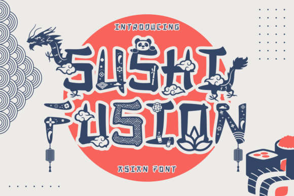 Sushi Fusion Font - Featured Image