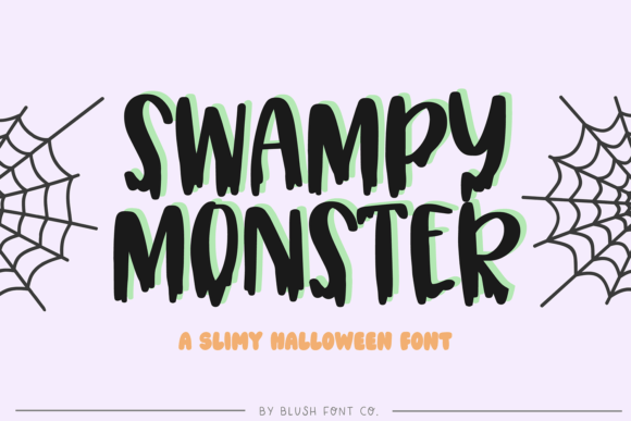 Swampy Monster Font - Featured Image