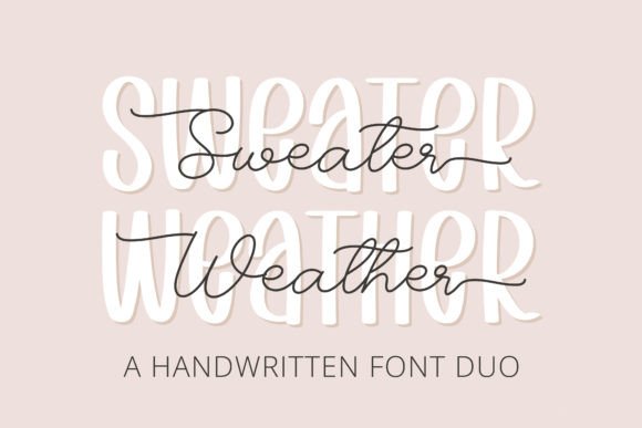 Sweater Weather Font - Featured Image