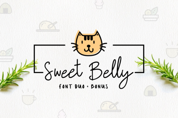 Sweet Belly Duo Font - Featured Image