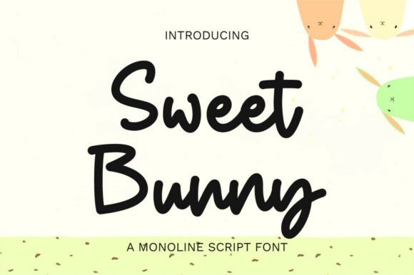 Sweet Bunny Font - Featured Image