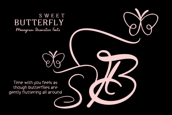 Sweet Butterfly Font - Featured Image