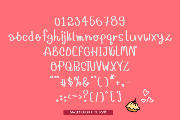 Sweet Cherry Pie Font - Featured Image