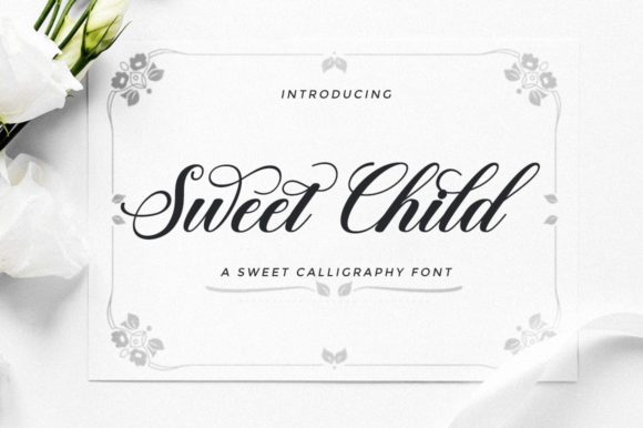 Sweet Child Font - Featured Image